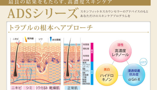 最良の結果をもたらす高濃度スキンケア