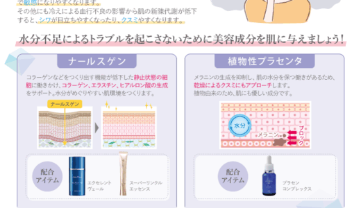 肌が求める！冬におすすめの美容成分