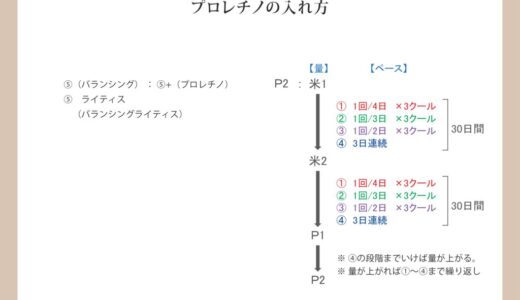 プロレチノの入れ方