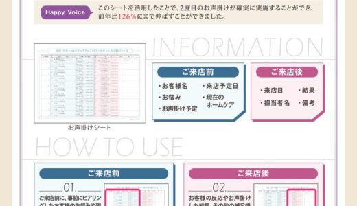 お声掛けシート活用方法